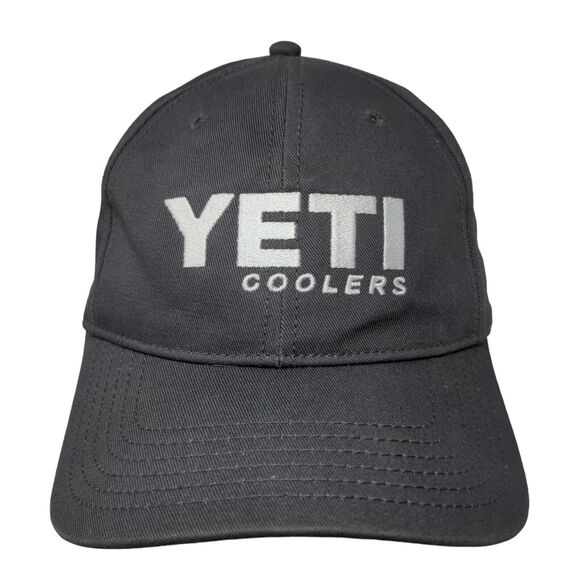 YETI Coolers Slideback Hat Gray One Size Embroidered Adjustable 6 Panel - Picture 1 of 9
